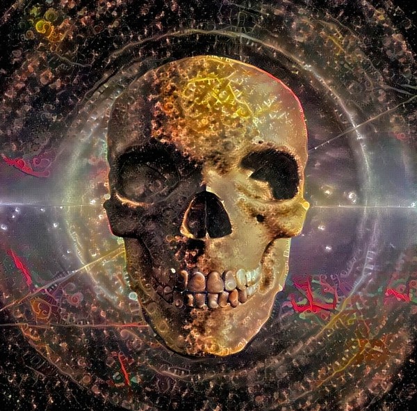 Golden Skull by Bruce Rolff